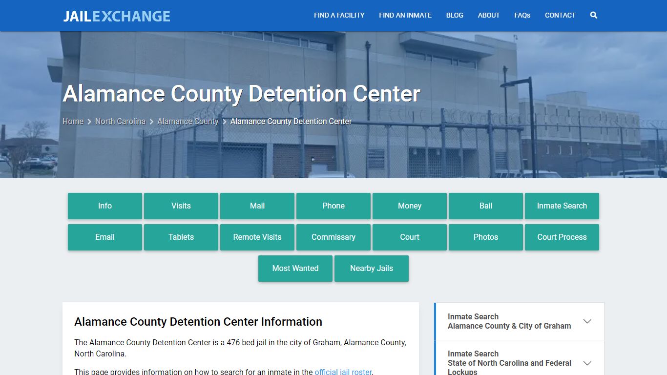 Alamance County Detention Center - Jail Exchange